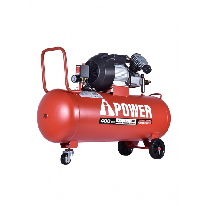 Компрессор поршневой масляный A-IPOWER AC400/100VD 50106